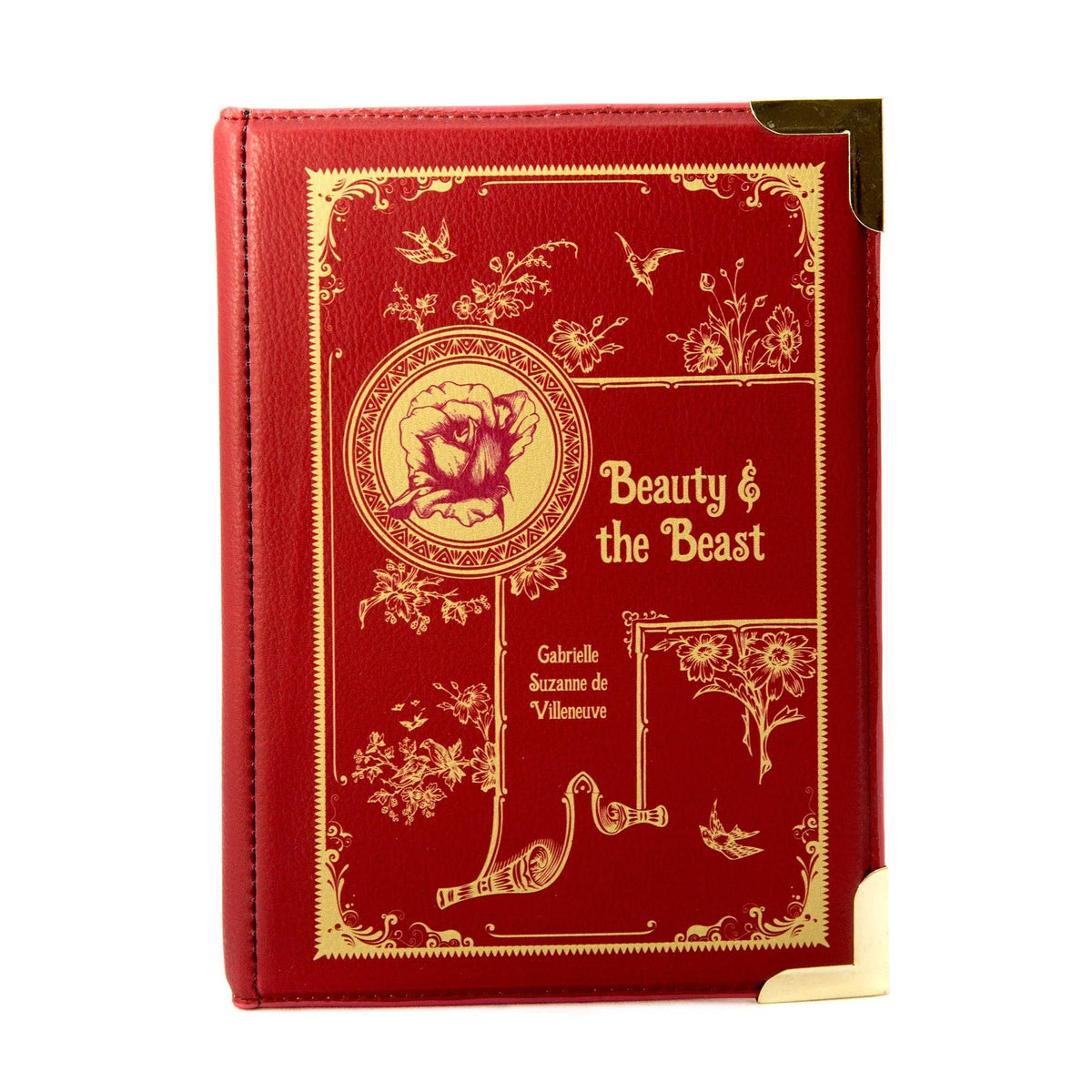 The Beauty and The Beast Book Crossbody Vegan Handbag