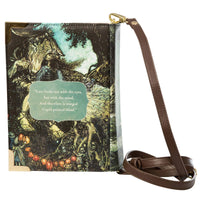 A Midsummer Nights Dream Green Book Crossbody Clutch Handbag