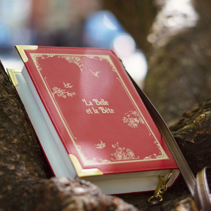 The Beauty and The Beast Book Crossbody Vegan Handbag