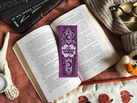 Coffins and Cobwebs Foiled Bookmark