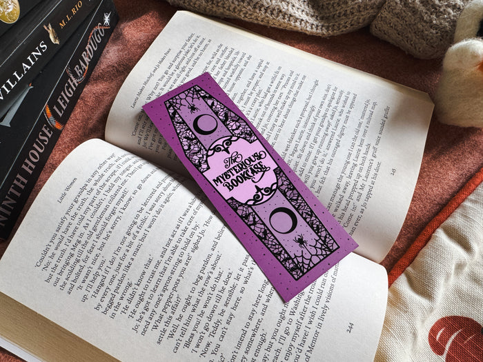 Coffins and Cobwebs Foiled Bookmark