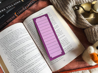 Coffins and Cobwebs Foiled Bookmark