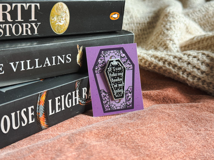 Coffins and Cobwebs Pin