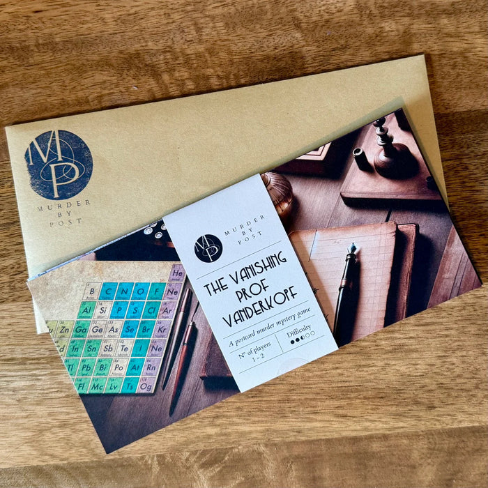 The Vanishing Professor Vanderkopf, A Postcard Murder Mystery