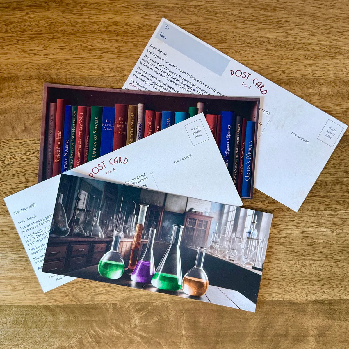 The Vanishing Professor Vanderkopf, A Postcard Murder Mystery