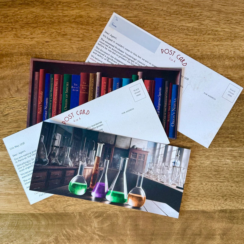 The Vanishing Professor Vanderkopf, A Postcard Murder Mystery