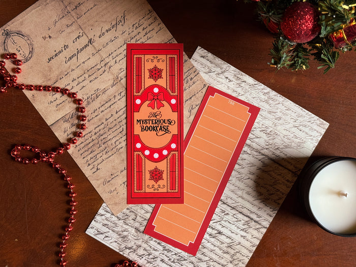 Candy Cane Lane Foiled Bookmark