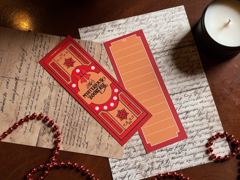 Candy Cane Lane Foiled Bookmark