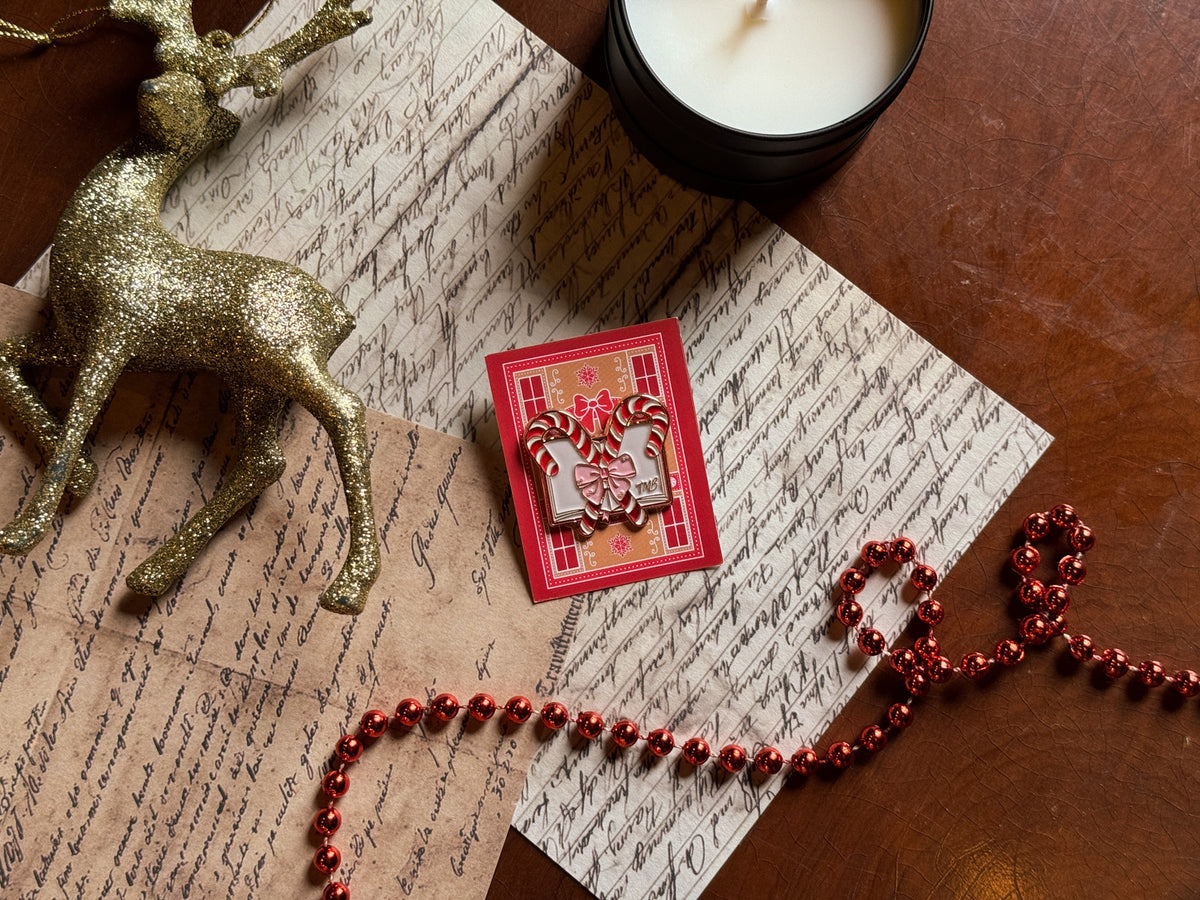 Candy Cane Lane Enamel Pin