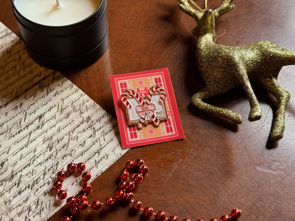 Candy Cane Lane Enamel Pin