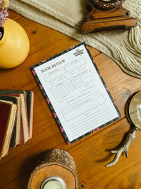 Book Review Notepad