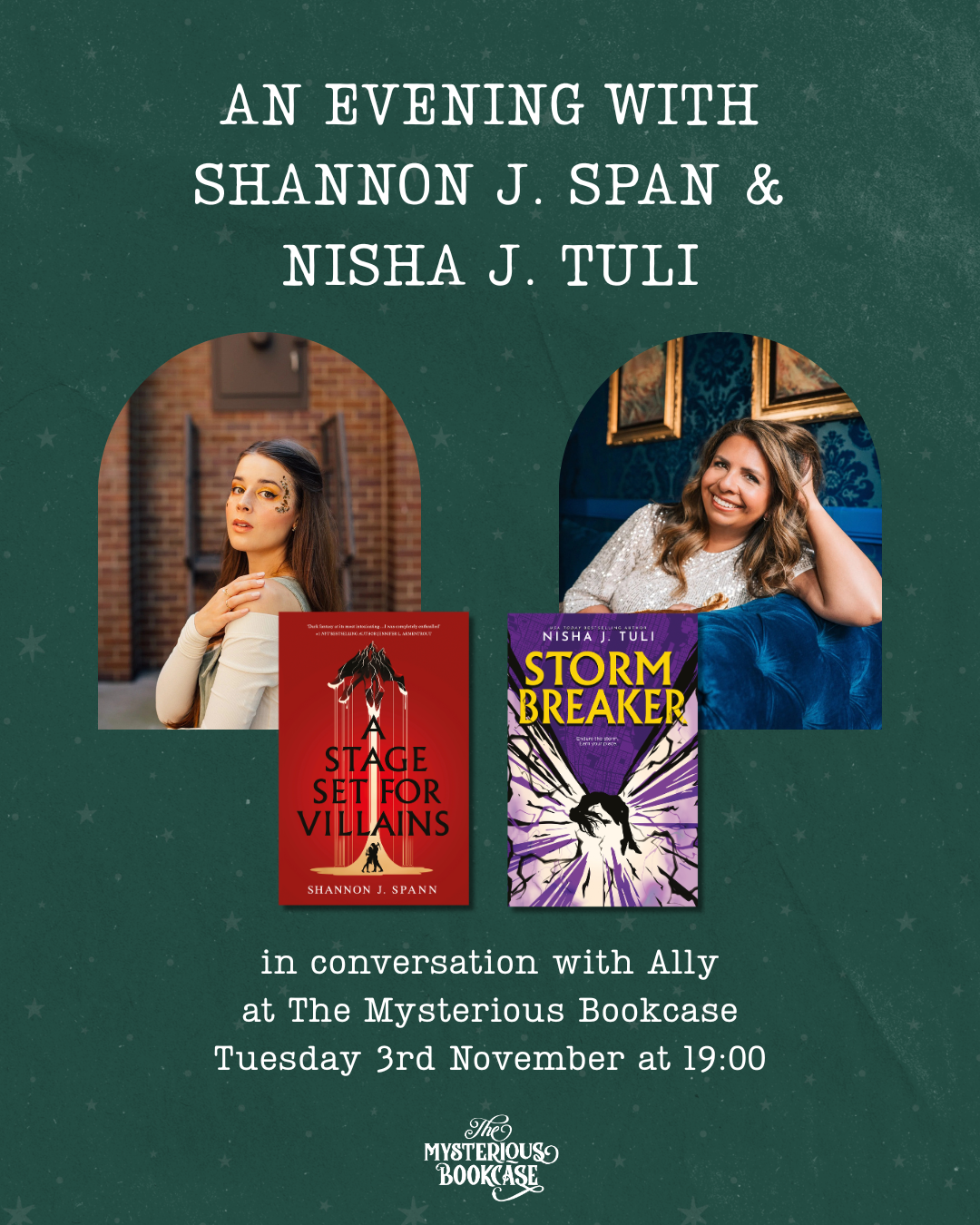 An Evening With Shannon J. Span and Nisha J. Tuli