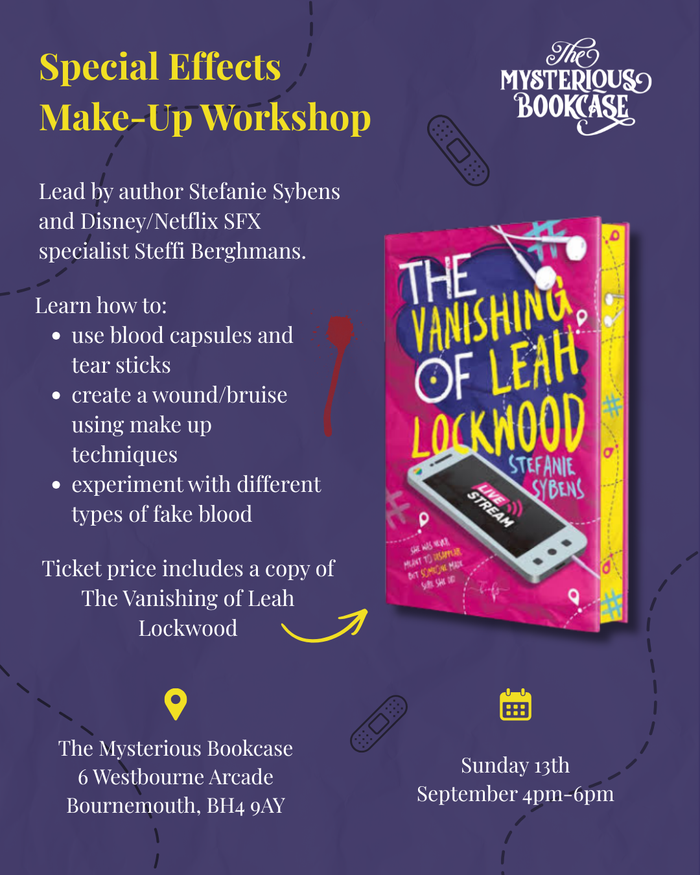 Special Effects Make-Up Workshop - 13th September 2026