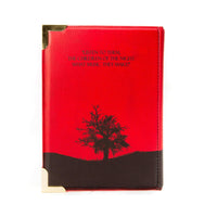 Dracula Moon Red Book Crossbody Clutch Handbag