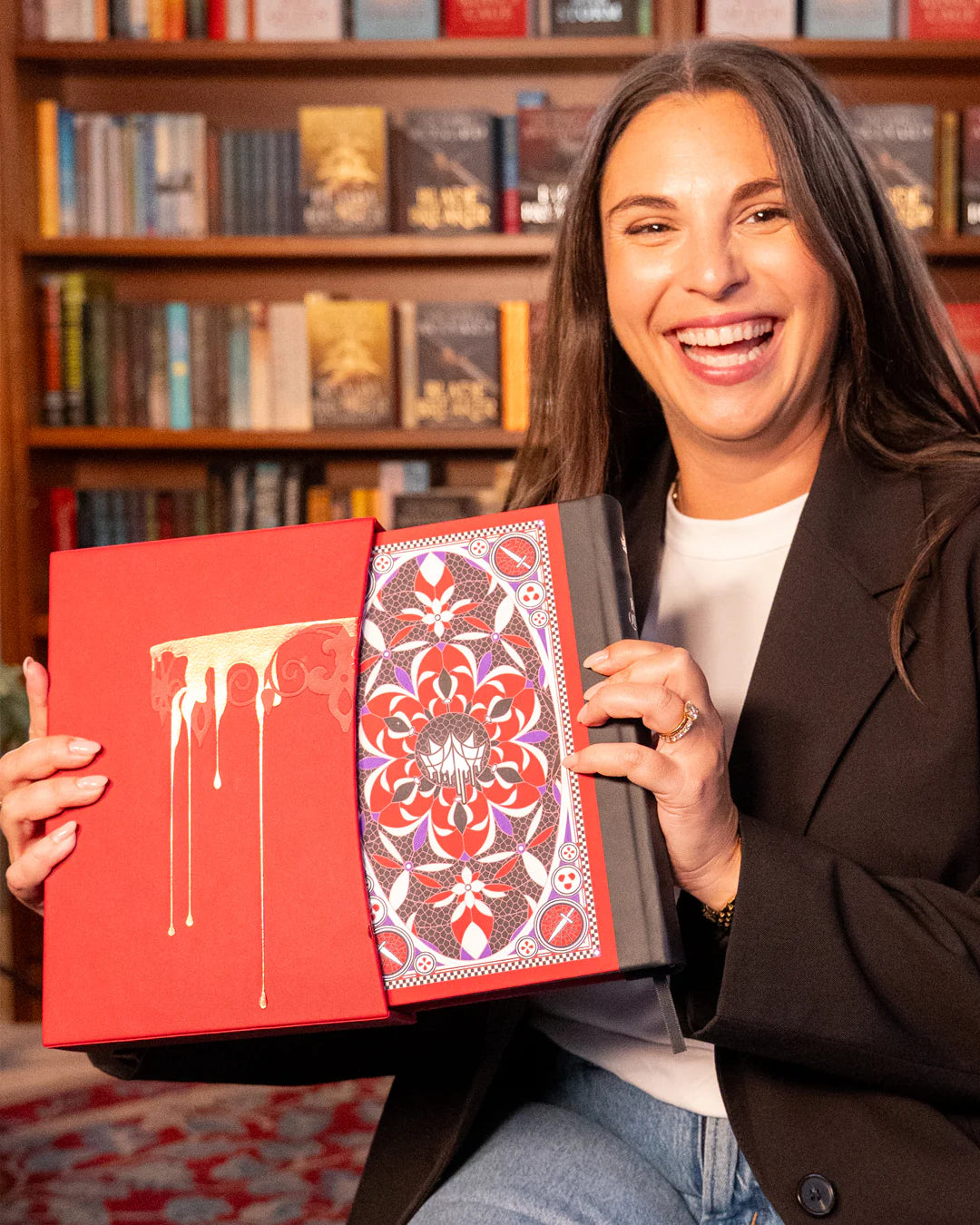 Red Queen (10th Anniversary Deluxe SIGNED Gemstone Edition with Slipcase)